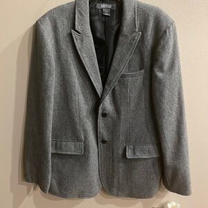 Kenneth Cole Reaction Wool blend sport coat / jacket / blazer Grey size Large